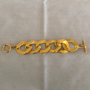 Kenneth Jay Lane Golden Link Bracelet